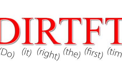 Accountability: Do it Right the First Time